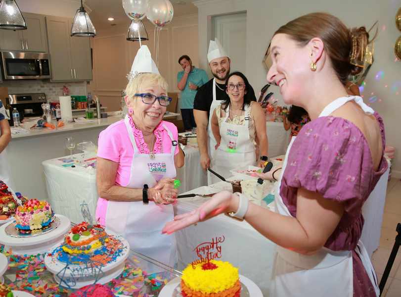 proud cake decorator