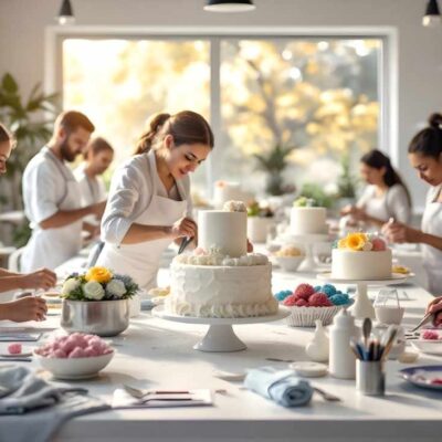 teen girls decorating